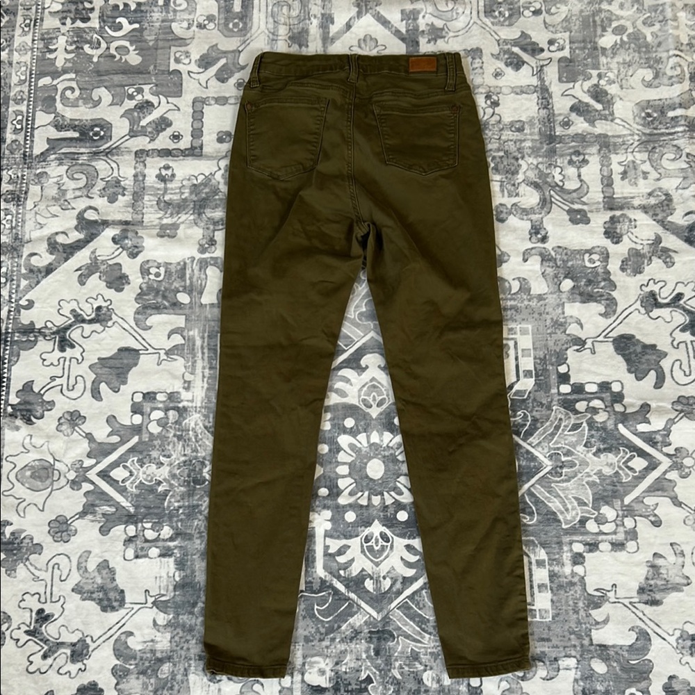 Judy Blue Olive Green Skinny Jeans Size 7/28 Style# JB88146 - Picture 4 of 12